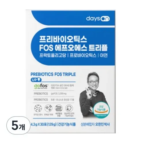 강력추천 오한진 프리바이오틱스 FOS 트리플 12박스체험분10포 베스트상품