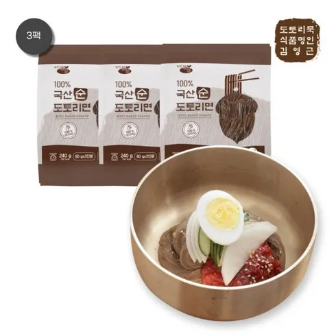 강력추천 김영근명인의 100국산 도토리순면 베스트상품