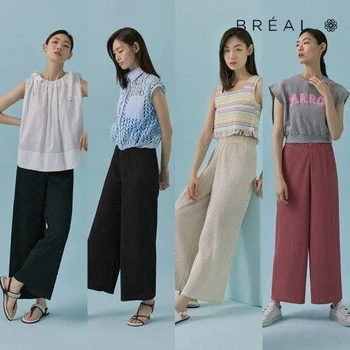 가성비최고 브리엘이 제안하는 고퀄리티 플리츠의 정석 브리엘 썸머 플리츠 팬츠 2종 추천상품