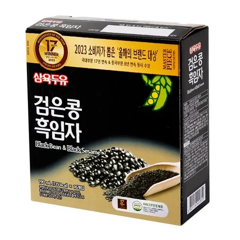 가성비최고 삼육두유 검은콩과칼슘X3박스삼육두유 흑임자(190mlX20팩 베스트8