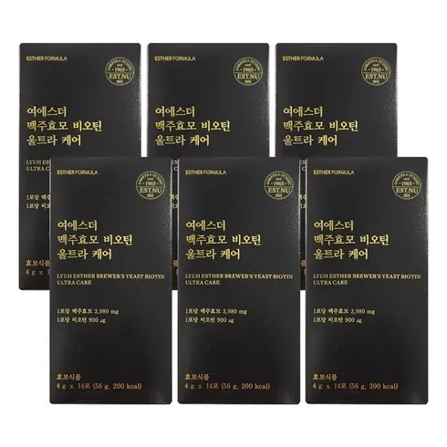 2024년 최고의 여에스더 맥주효모 비오틴 울트라케어 18박스 추천상품
