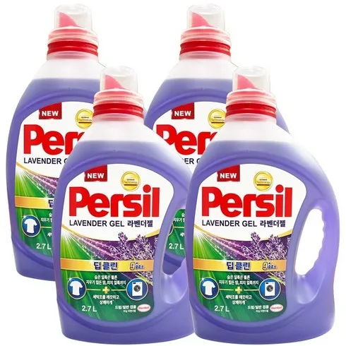 가성비최고 퍼실 딥클린 라벤더젤 플러스 2.7L 4통 버넬 리뷰