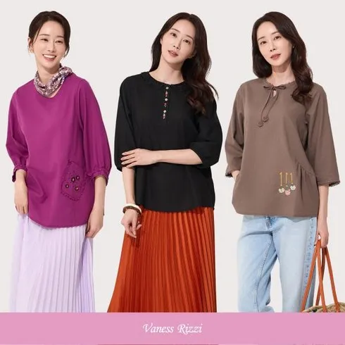 강력추천 프리티 자수 블라우스 3종 추천상품