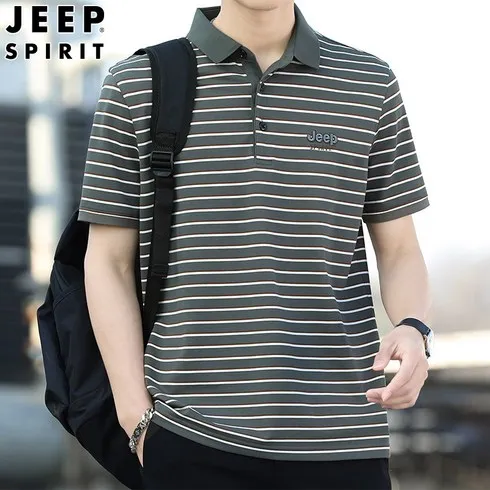 2024년 최고의 JEEP 남성 24 SUMMER COOL SORONA 반팔 티셔츠 4종 베스트8