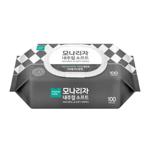 강력추천 내추럴 소프트 캡형 물티슈 100매 24개 베스트8