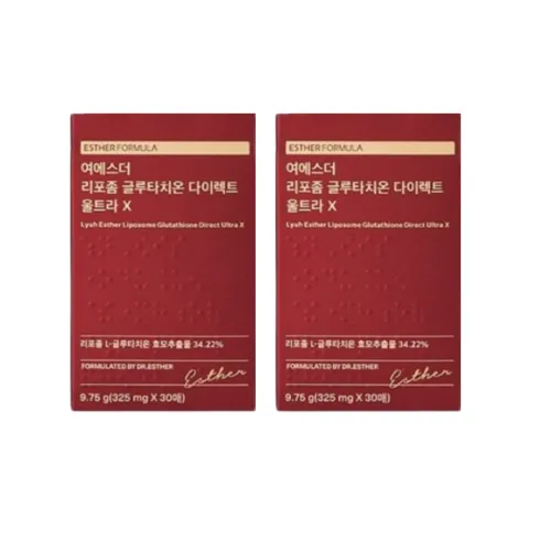 가성비최고 여에스더 리포좀 글루타치온 UX 12박스 로즈마리비오틴 1박스 베스트상품