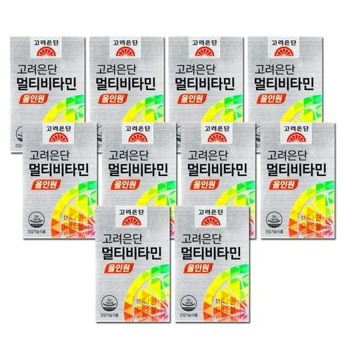 가성비최고 유재석 고려은단 멀티비타민 올인원 10개월쇼핑백2 베스트상품