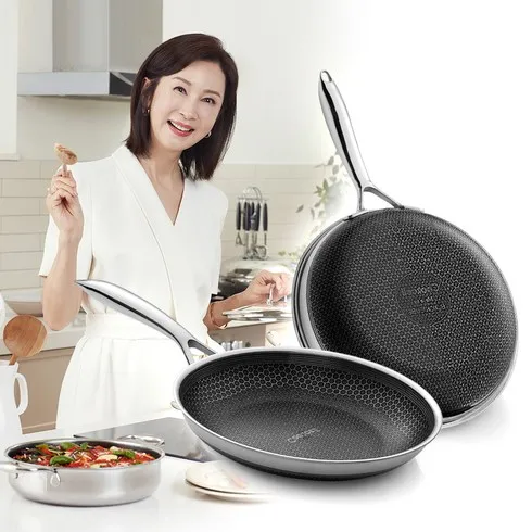가성비최고 전인화의 쿡셀 세라믹 더블 블랙큐브 프라이팬 28cm9L 특대곰솥 베스트8
