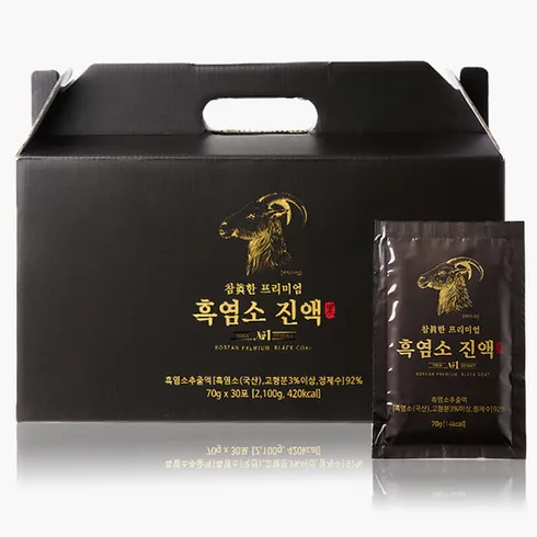 강력추천 참진한 프리미엄 흑염소 진액 6박스 베스트상품