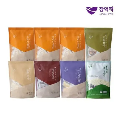 가성비최고 창억모둠떡 5종 6봉총 60개 리뷰