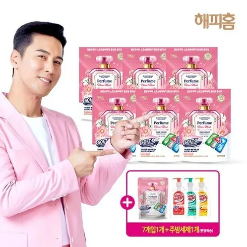 강력추천 해피홈 블랑머스크 30캡슐6팩주방세제 베스트상품